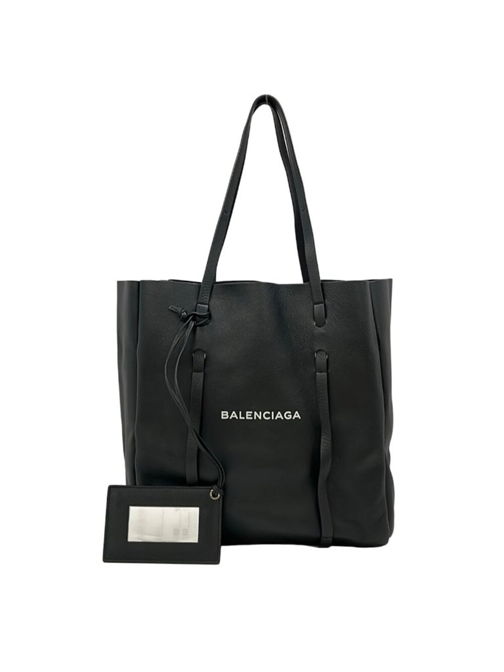 Balenciaga Tote Bag Everyday S Black Leather